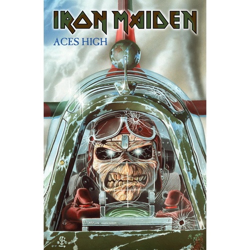 Iron Maiden Aces High Poster Flag