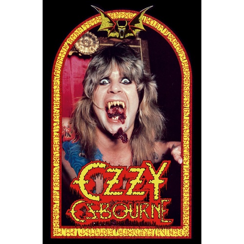 Ozzy Osbourne Speak Of The Devil Premium Poster Flag