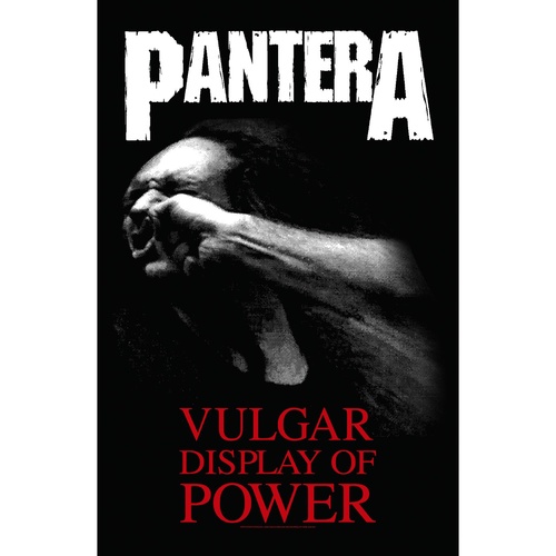 Pantera Vulgar Display Of Power Poster Flag