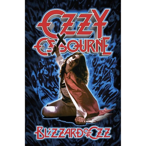 Ozzy Osbourne Blizzard Of Ozz Textile Poster Flag