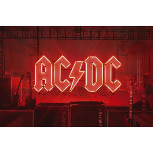 AC/DC Pwr Up Logo Poster Flag