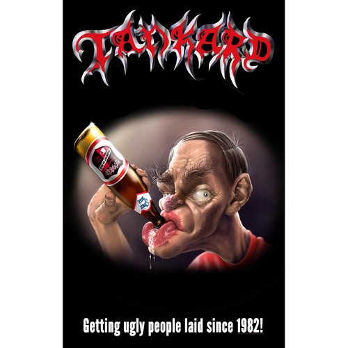 Tankard The Drunkard Poster Flag