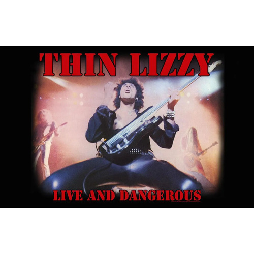 Thin Lizzy Live And Dangerous Poster Flag