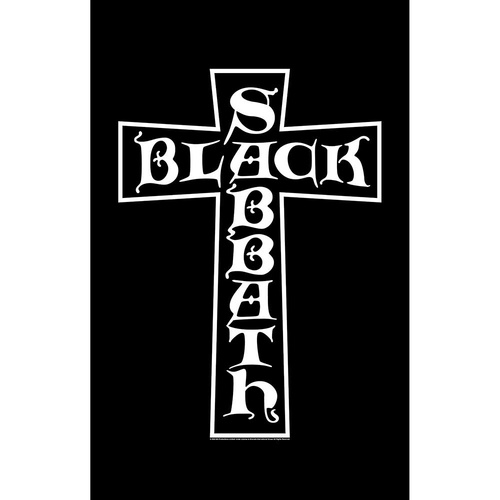 Black Sabbath Cross Poster Flag