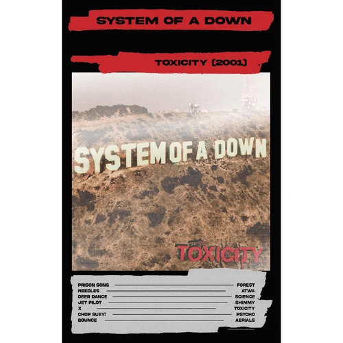 System Of A Down Toxicity Poster Flag