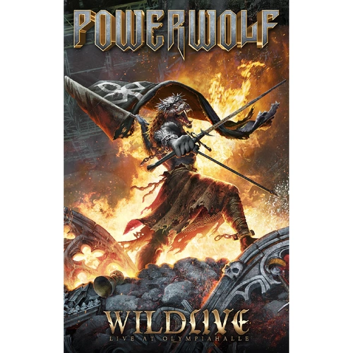 Powerwolf Wildlive Poster Flag