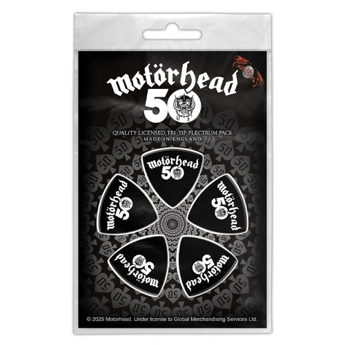 Motorhead 50 Tri Tip Guitar Pick 5 Pack