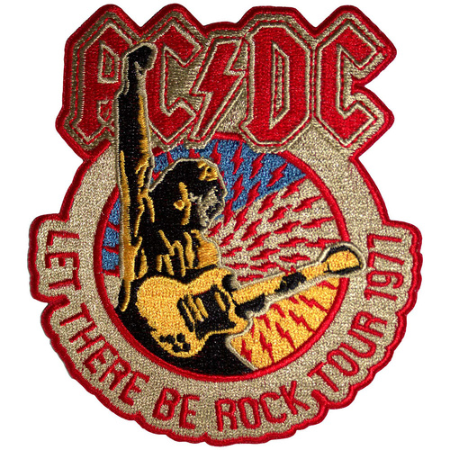 AC/DC Let There Be Rock 1977 Tour Embroidered Patch
