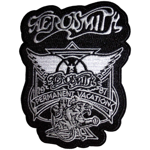 Aerosmith Permanent Vacation Shaped Patch