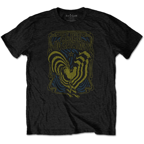 Alice In Chains Psychedelic Rooster Shirt [Size: S]