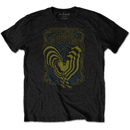 Alice In Chains Psychedelic Rooster Shirt [Size: M]