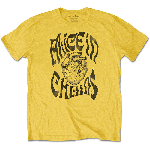 Alice In Chains Transplant Yellow Shirt [Size: S]