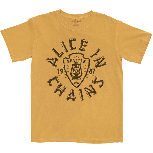 Alice In Chains Lantern Yellow Shirt [Size: S]