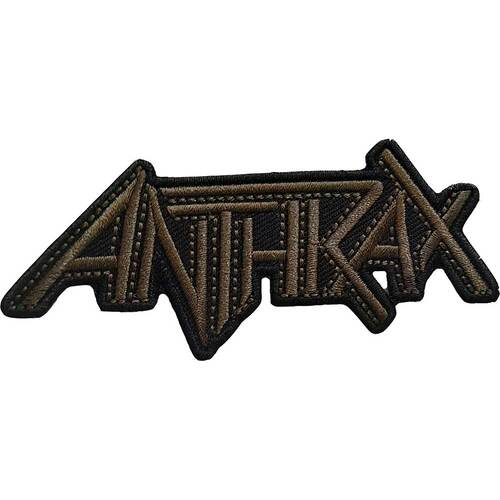 Anthrax Brown Logo Patch