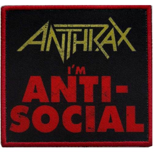 Anthrax Anti Social Patch