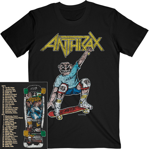Anthrax Spreading Skater Notman Vintage Shirt [Size: S]