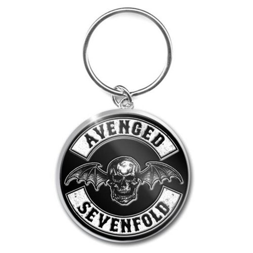 Avenged Sevenfold Logo Death Bat Crest Keychain