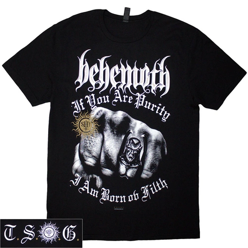 Behemoth The Shit Ov God Purity Fist Shirt [Size: S]