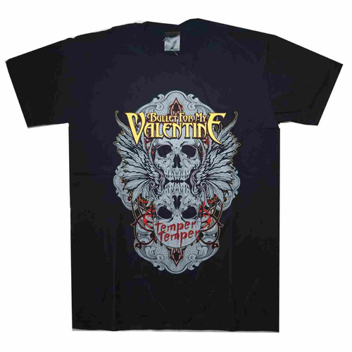 Bullet For My Valentine Winged Skull Shirt [Size: S]