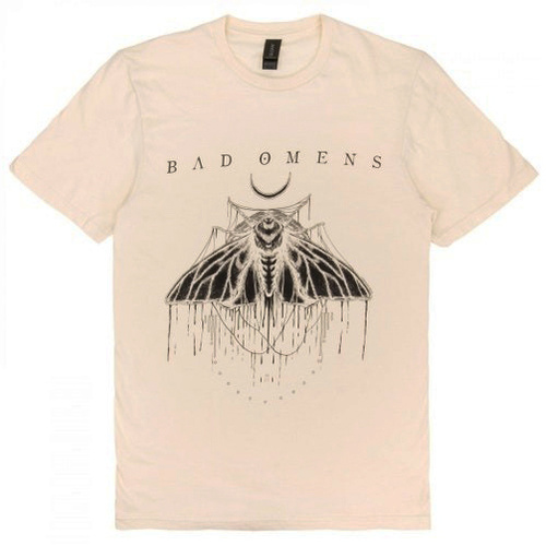 Bad Omens Moth Natural Beige Shirt [Size: S]