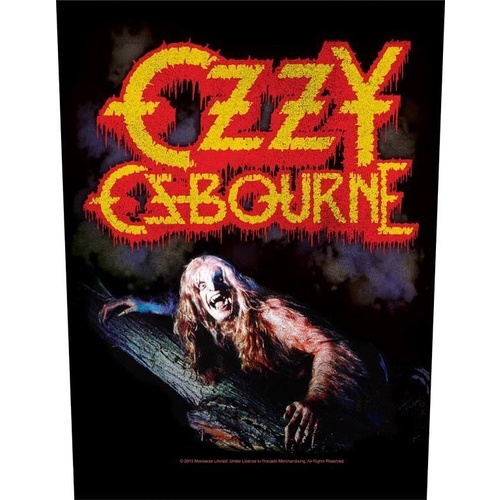 Ozzy Osbourne Bark At The Moon Back Patch