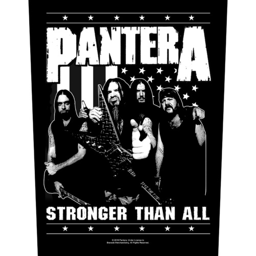 Pantera Stronger Than All Band Back Patch