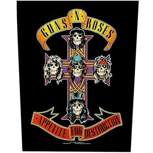 Guns N Roses Appetite For Destruction Back Patch