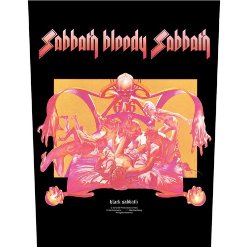 Black Sabbath Sabbath Bloody Sabbath Back Patch