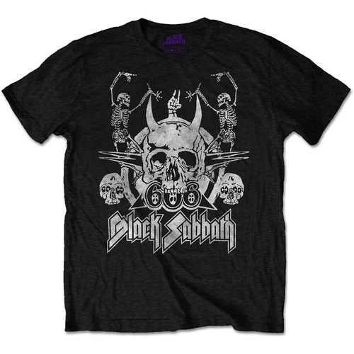 Black Sabbath Skeleton Dance Shirt [Size: S]