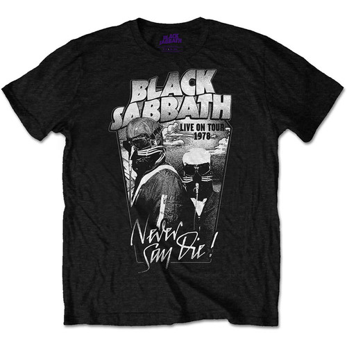 Black Sabbath Never Say Die 1978 Tour Shirt [Size: L]