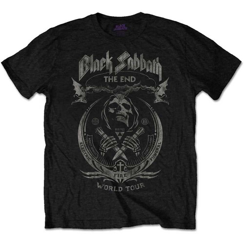 Official Black Sabbath The End Mushroom Cloud T-shirt Heaven And Hell Merch 