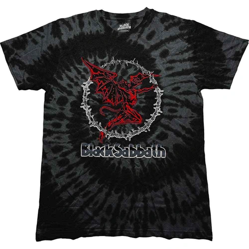 Black Sabbath Red Henry Dip-Dye Shirt [Size: S]
