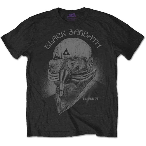 Black Sabbath US Tour Grey Print 78 Shirt [Size: XL]