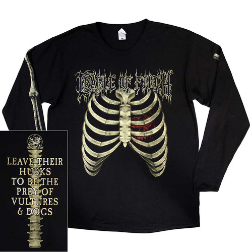 Cradle Of Filth Skeleton Long Sleeve Shirt [Size: S]