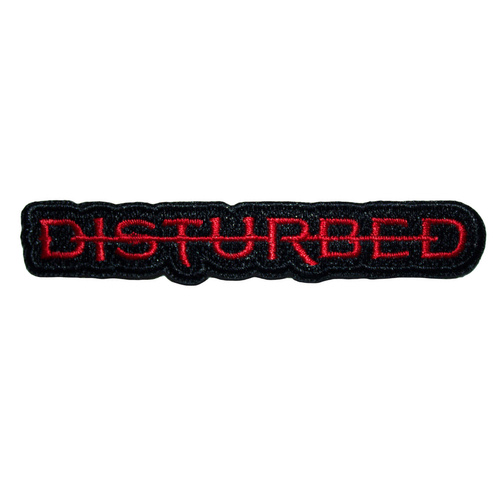 Disturbed Red Logo Patch