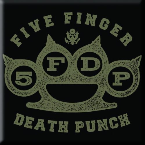 Five Finger Death Punch Brass Knuckle Magnet