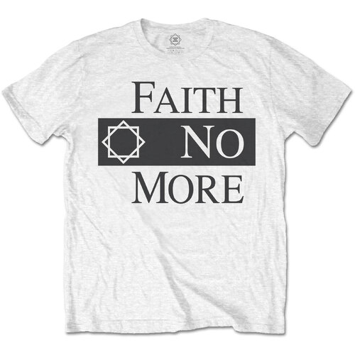 Faith No More Classic Logo V2 White Shirt [Size: M]