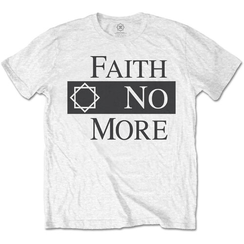 Faith No More Classic Logo V2 White Shirt [Size: S]