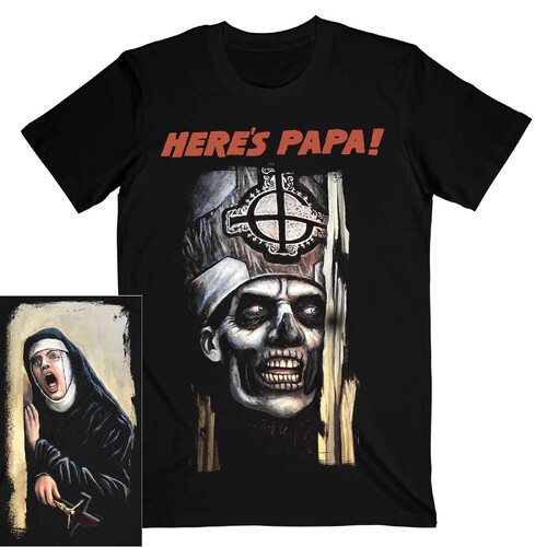 Ghost Heres Papa Back Print Shirt [Size: L]