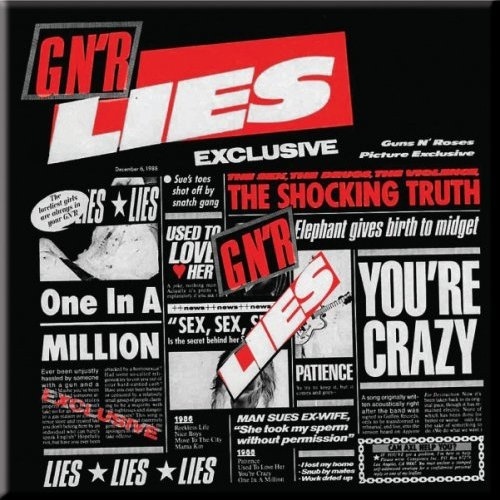 Guns N Roses Lies Magnet