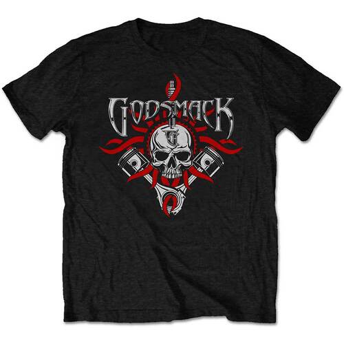 Godsmack Chrome Pistons Shirt [Size: M]