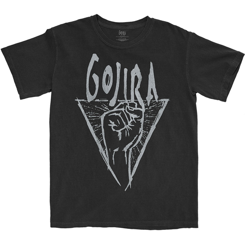 Gojira Powerglove Grey Print Shirt [Size: M]