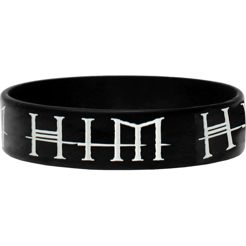 H.I.M. Logo Gummy Wrist Band