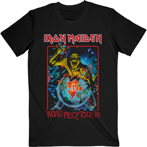 Iron Maiden World Piece Tour 83 Eddie Shirt [Size: S]