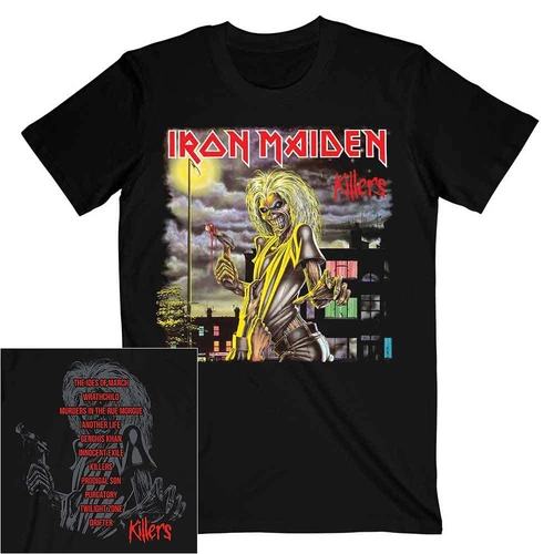 Iron Maiden Killers V2 Back Print Shirt [Size: M]