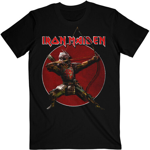 Iron Maiden Senjutsu Eddie Archer Red Circle Shirt [Size: S]