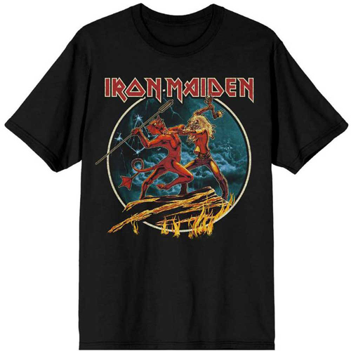 Iron Maiden Number Of Beast Run To The Hills Circular Shirt [Size: XXL]