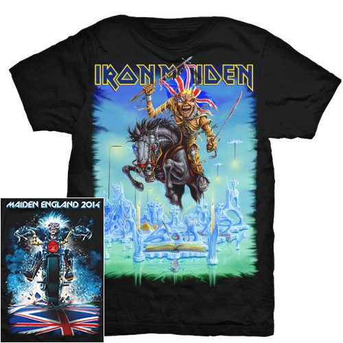 Iron Maiden Made In England Tour Trooper Shirt [Size: M]