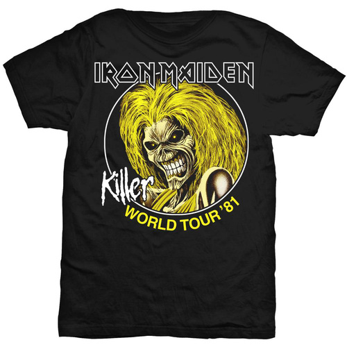 Iron Maiden Killers 81 World Tour Shirt [Size: S]