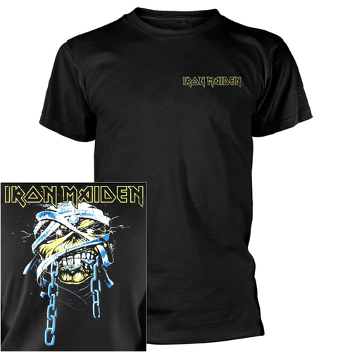 Iron Maiden Powerslave Head Pocket Logo Shirt [Size: S]